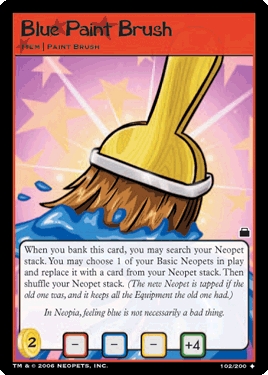 Blue Paint Brush